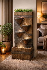 Rustic Wall Cascade Water Fountain
